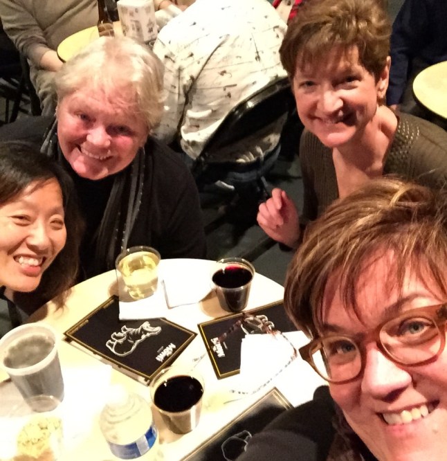 Carla's posse at The Monti - left to right - Tina, Lynn, Joy, Addy