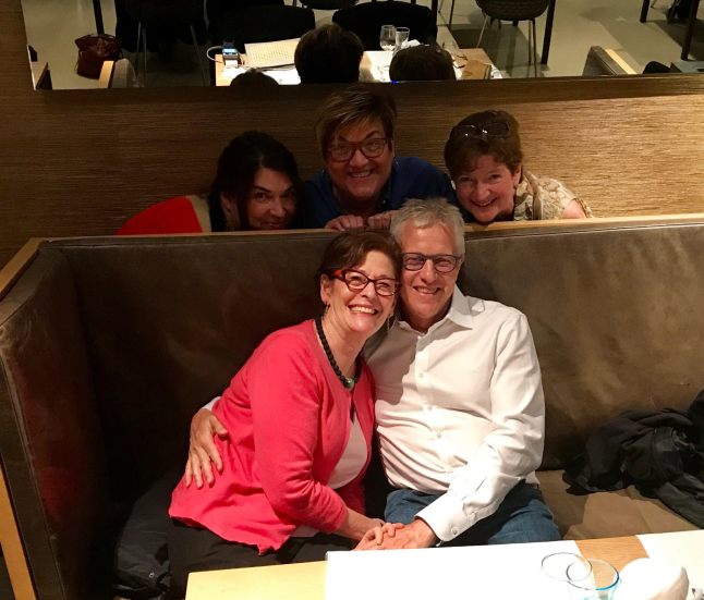 SNEAKING UP ON PHYLLIS AND TOM