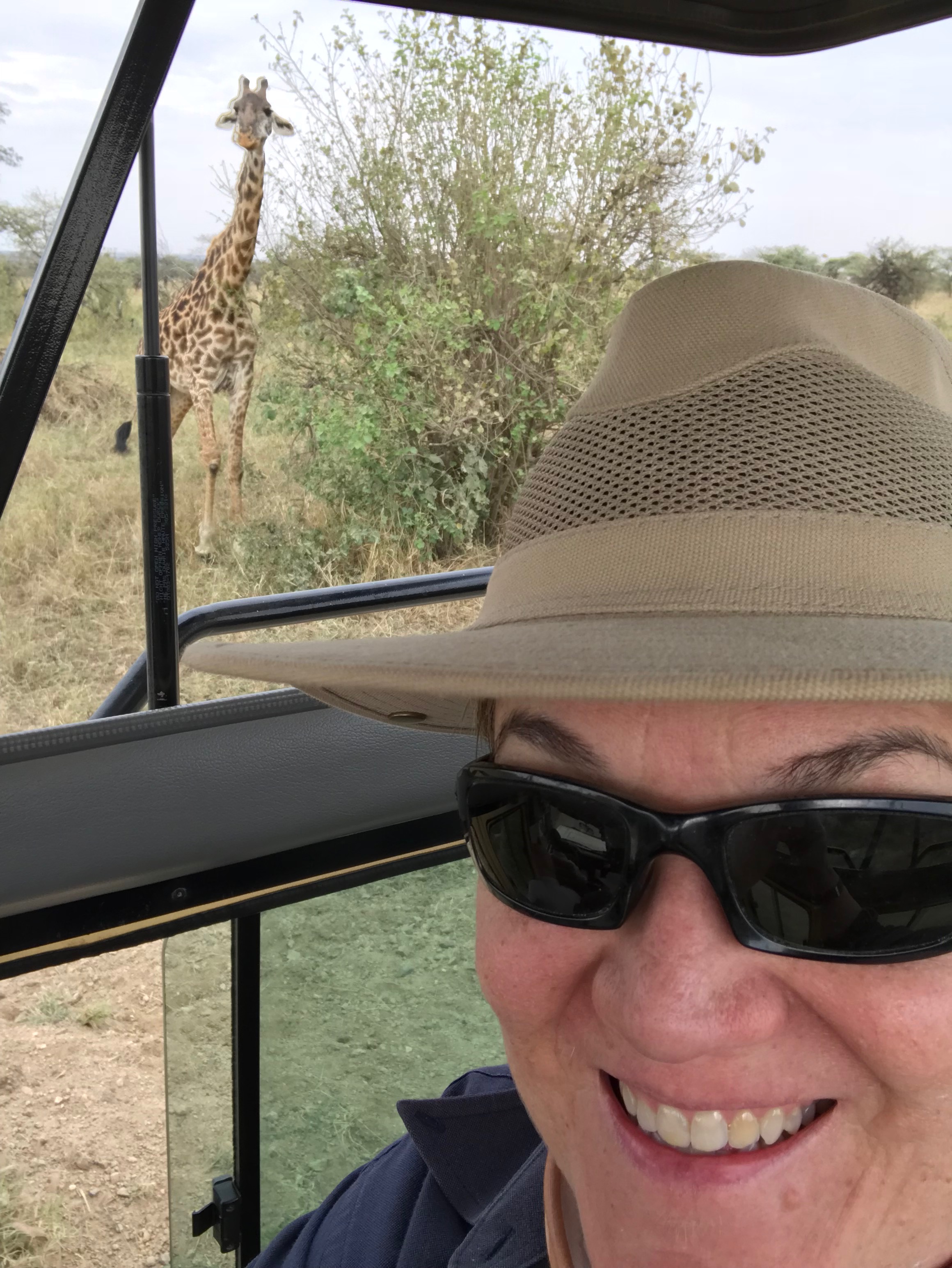 AFRICA GIRAFFE SELFIE